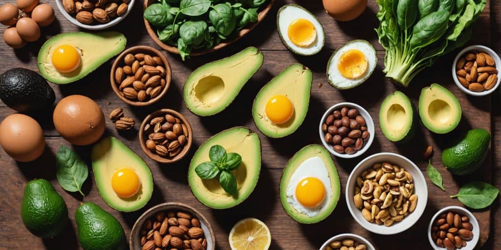 Keto-vriendelike kosse op 'n houttafel