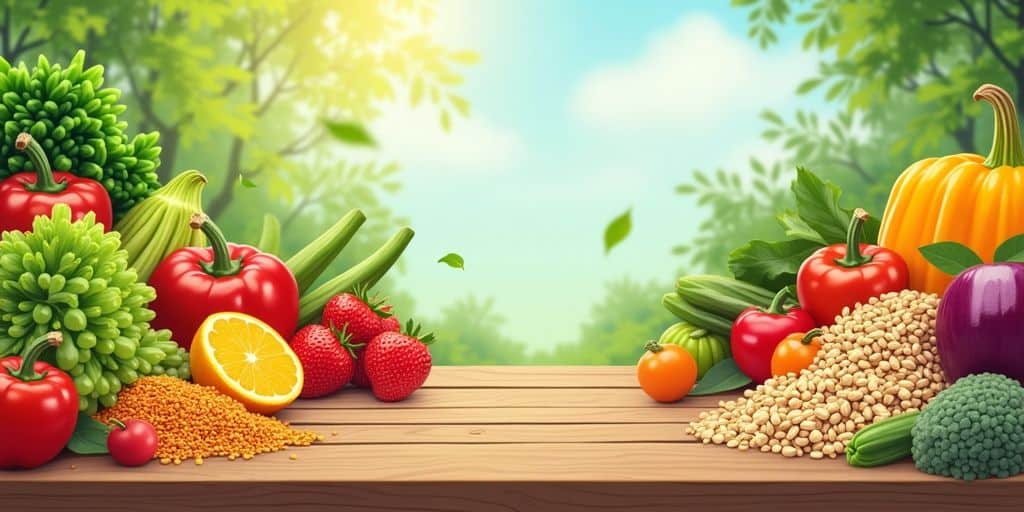 Gesonde kos vir sportprestasies en voeding.